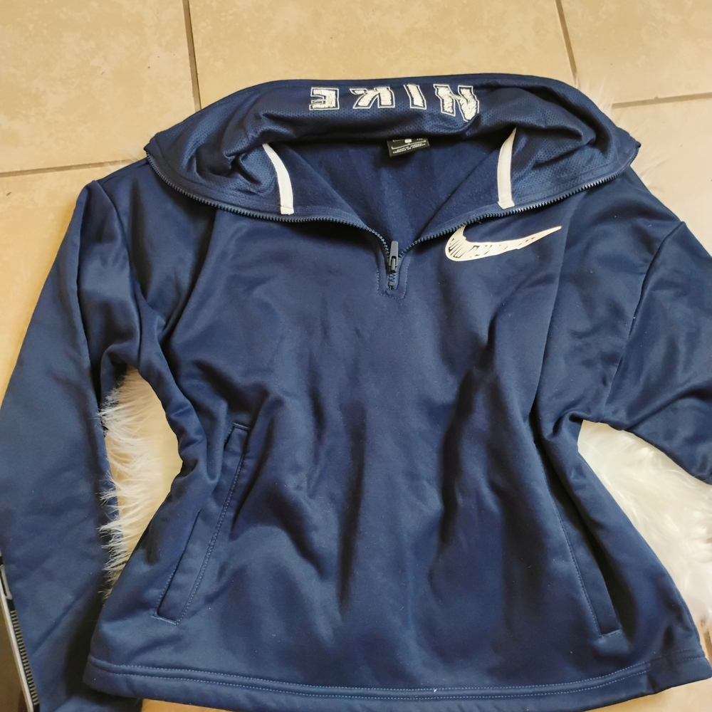 Nike Navy Blue Pullover Hoodie